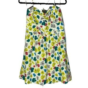 American Eagle Corset Dress Size 12 Y2K Floral Garden Smocked Babydoll Retro New